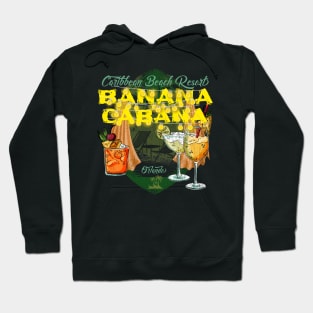 Banana Cabana Caribbean Beach Resort Orlando Pool Bar Hoodie